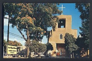 Sante Fe, New Mexico, NM Postcard, San Miguel Church