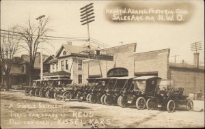 Fostoria OH Auto Dealership REO & KISSEL CARS c1910 Real Photo Postcard