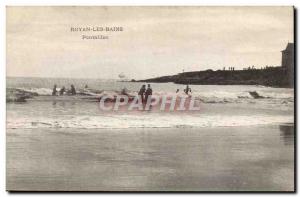 Royan - the bathroom - Pontaillac - The Bathers - Old Postcard