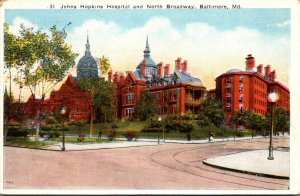 Maryland Baltimore Johns Hopkins Hospital and North Broadway