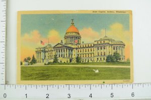 Vintage State Capital, Jackson, Mississippi Postcards P48