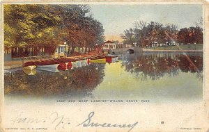 Lake and Boat Landing, Willow Grove Park Willow Grove, Pennsylvania PA  