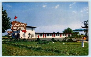 MAPLE SHADE, NJ New Jersey ~ Roadside STARLITE MOTEL Cool Sign c1950s  Postcard