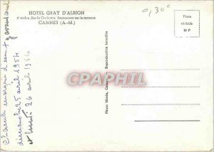 'Postcard Modern Hotel Gray d''Albion Cannes AM'