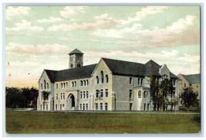 c1905 New Arts Building Queen's University Kingston Ontario Canada Postcard