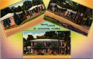 Linen Postcard Travelodge in St. Augustine, Florida~134068