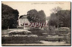 Maisons Laffitte Old Postcard The Place Wagram park