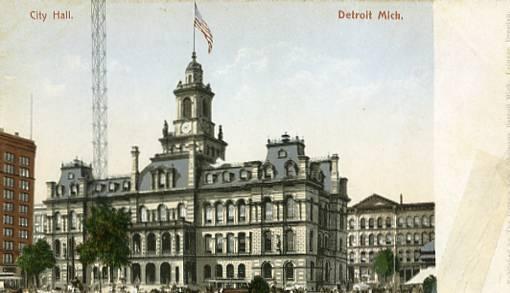 MI - Detroit, City Hall