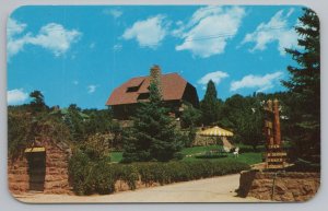 Restaurant~Craftwood Inn Manitou Springs Colorado~Vintage Postcard 