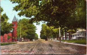 Best Maurice Street Angola Indiana Postcard C071