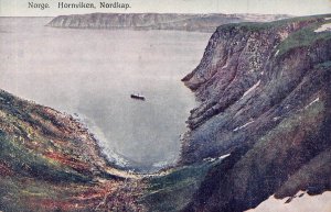 NORWAY NORGE~HORNVIKEN NORDKAP~1910s POSTCARD