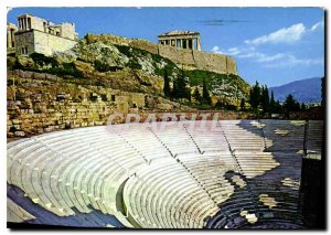 Postcard Modern Athens Odeon of Herod Atticus