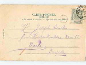 1905 postcard PEOPLE AT SPA Theux & Juslenville & Pepinster Belgium F5242