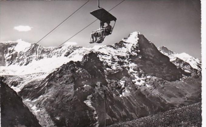 Switzerland Bergbahn Sesselbahn bei Grindelwald Photo