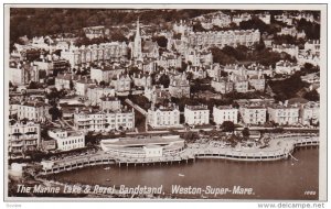 RP, The Marine Lake & Rozel Bandstand, WESTON-SUPER-MARE, England, UK, PU-1952