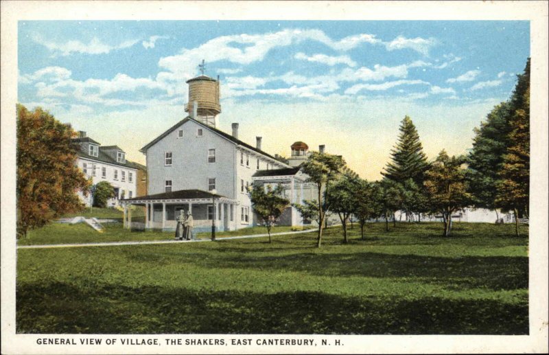 East Canterbury NH Shakers Village c1920 Postcard