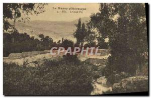 Old Postcard The Picturesque Morocco Fez Fez L & # 39Oued