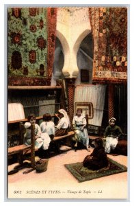 North African Rug and Tapestry Weavers UNP DB Postcard V23