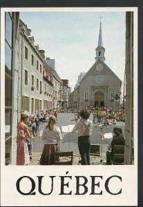 Canada Postcard - Quebec - Notre-Dame-Des-Victoires Church B2367