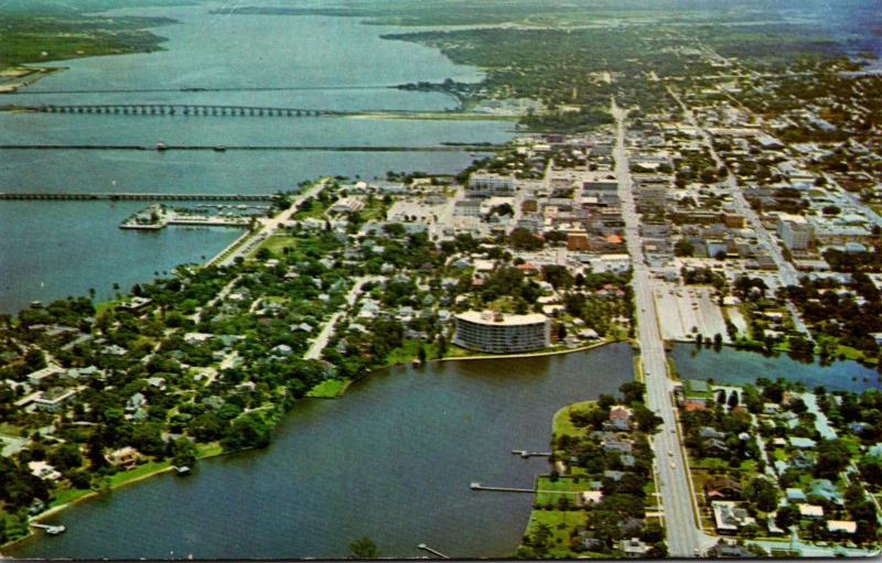 Florida Bradenton Aerial VIew Looking East