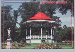 Bandstand, The Public Gardens, Halifax Nova Scotia, 1999 Postcard, Slogan Cancel