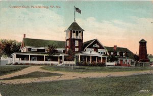 J34/ Parkersburg West Virginia Postcard c1910 Country Club Building 208