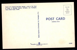 PEI Prince Edward Island KENSINGTON Church of  St. Martin-in-the-Field ~ Chrome