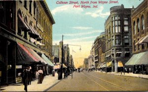 Indiana Fort Wayne Calhoun Street North From Wayne Street