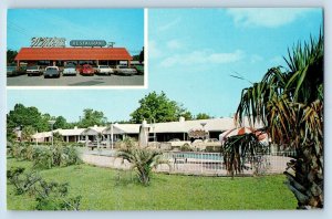 Wilmington North Carolina NC Postcard Whitey's Restaurant And El Berta Motor Inn