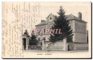 Old Postcard Souppes City Hall