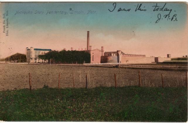 NE   LINCOLN   STATE PENITENTARY  1908 postcard