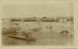 ceylon, COLOMBO, View from the Water with Pier (1910s) RPPC Postcard