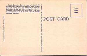 Postcard BRIDGE SCENE Duluth Minnesota MN AL8373