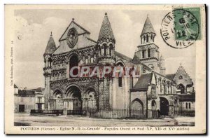 Postcard Old Church Poitiers N D Great Western and Southern Fronts