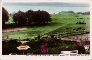 Golf Links Qualicum Beach Hotel Vancouver Island BC Camera Products Postcard H41