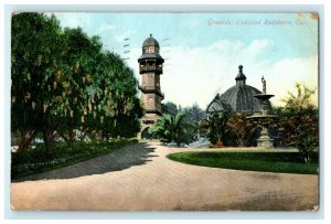 c1910 Grounds Oakland Residence California CA Posted Antique Postcard 