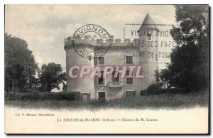 Old Postcard La Begude de Mazenc Drome Castle M Loubet