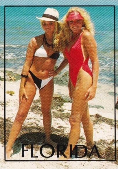 Risque Semi Nude Florida Beautiful Girls Wearing Bikinis On 