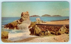 MAZATLAN, Mexico ~ EL MIRADOR and LAS TRES ISLAS Islands ca 1950s  Postcard