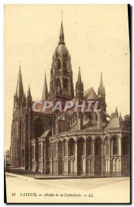 Old Postcard Bayeux Cathedral Apse