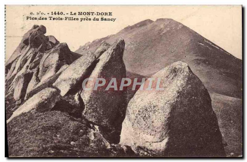 Old Postcard Le Mont Dore Pics Of Three Girls Pries Du Sancy