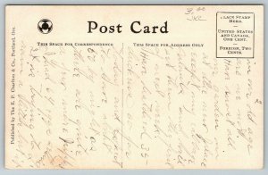 Portland OregonFirst Presbyterian Church Close Upc1910 Postcard