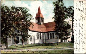 Houghton Memorial Chapel, Wellesley College, MA c1907 UDB Vintage Postcard R63