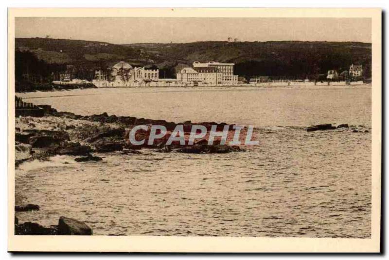 Perros Guirec Old Postcard Beach Trestraou