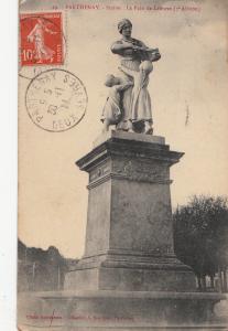 BF16383 parthenay statue le pain de lefeuve france front/back image