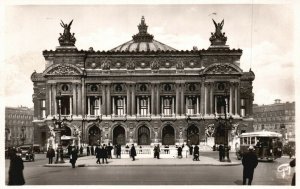 Vintage Postcard 1930's RPPC Paris Et SES Merveilles The Opera Photo