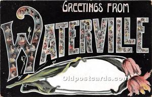 Greetings from Waterville Large Letter Unused 