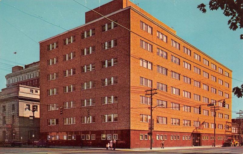 Huntington West Virginia c1960 Postcard Federal Office Building General Services