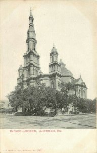 Vintage Postcard Catholic Cathedral Sacramento CA Kropp 3301