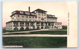 KENNEBUNK BEACH, Maine ME ~ Handcolored ATLANTIS HOTEL 1900s UDB  Postcard